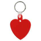 Soft Squeezable Key Tag - Heart