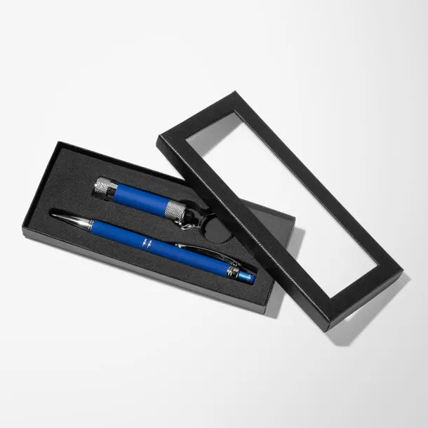 Diamond Stylus Pen & Flashlight Gift Set with Window Box