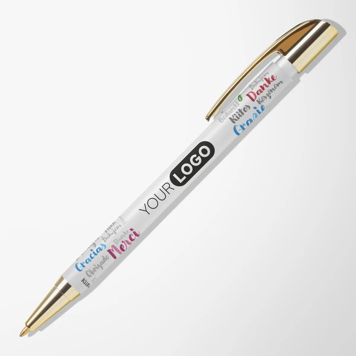 Design Wrap Colorama Pen with Metallic Trim - 'Thank You' Edition