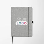 Full Color 8'' x 6'' Palmer Recycled PU Leather Notebook