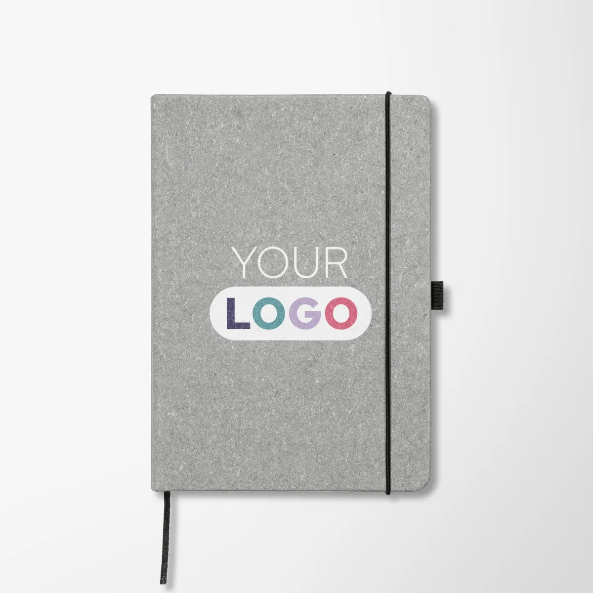 Full Color 8'' x 6'' Palmer Recycled PU Leather Notebook