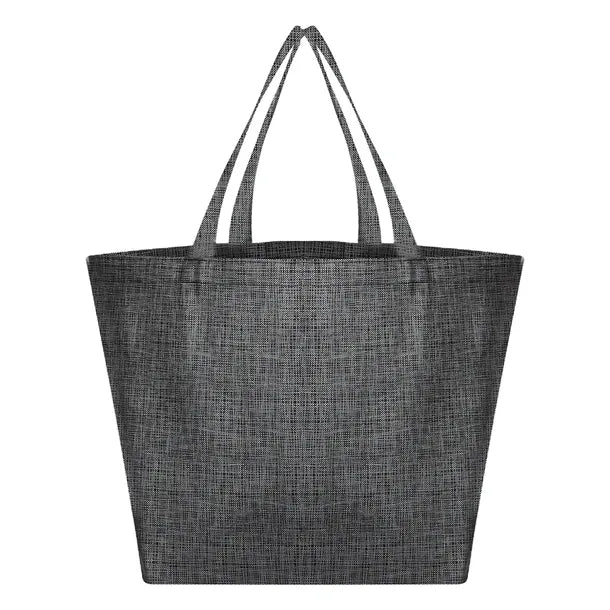 Large Crosshatch Non-Woven Tote Bag