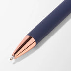 Alpha Soft Touch Gel Pen with Rose Gold Trim