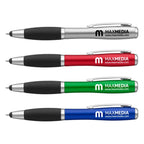 Curvaceous Flashlight Stylus Tip Ballpoint Pen