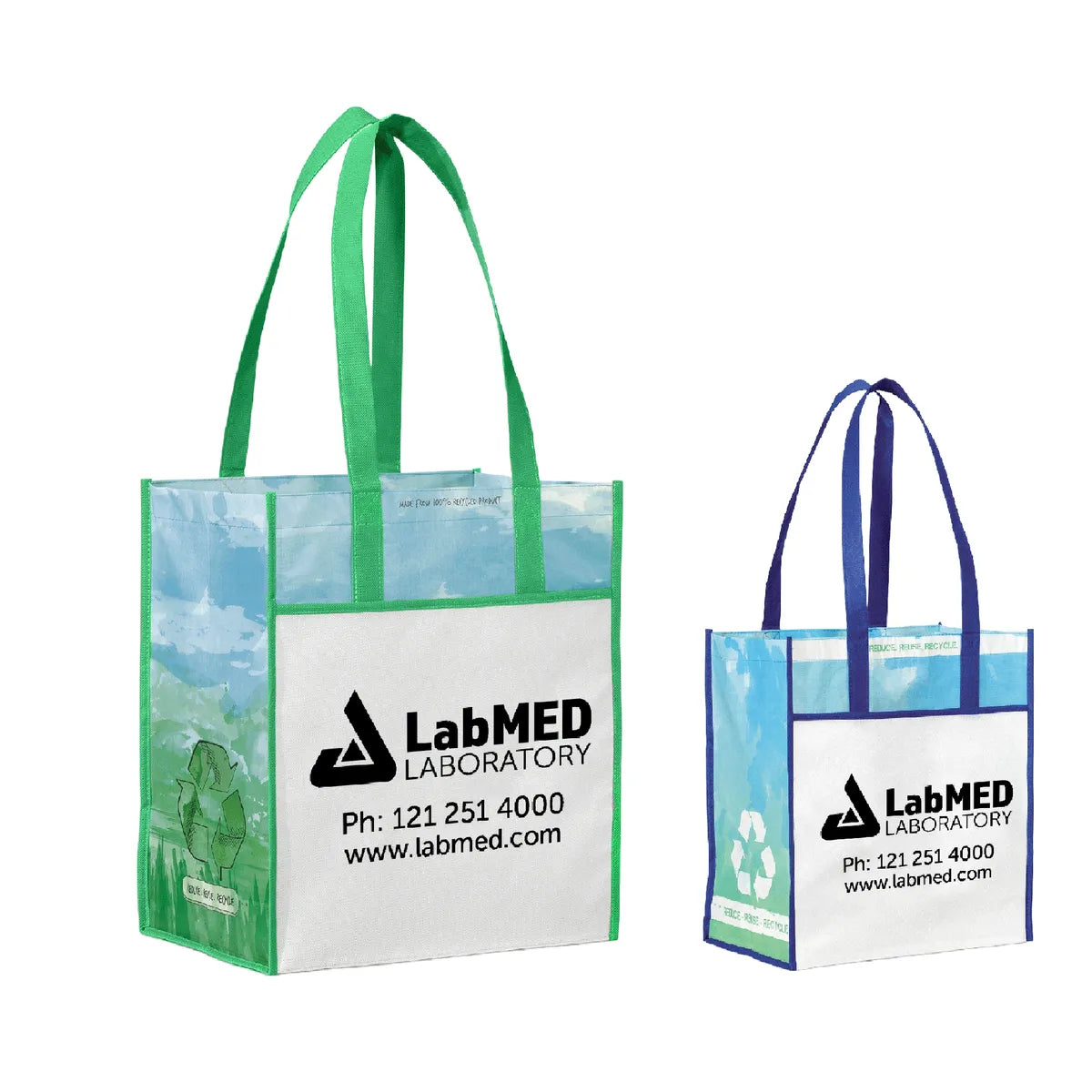 Vita Laminated Recycled Shopper Tote