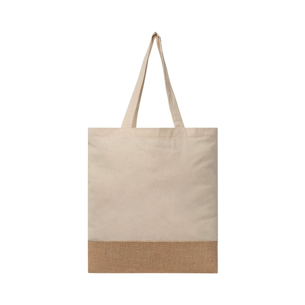 Veda 5 oz. Recycled Cotton & Jute Tote Bag
