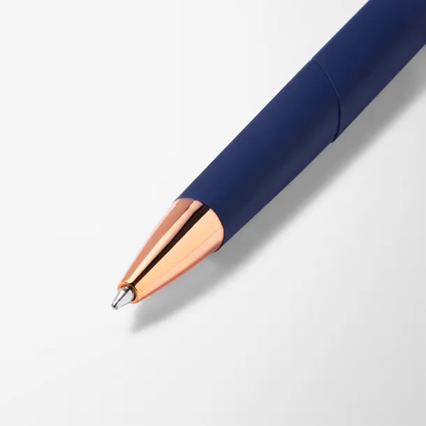 Engraved Square Daria Pen with Rose Gold Trim