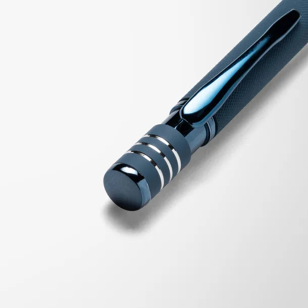 Engraved Monochrome Textured Maya Pen