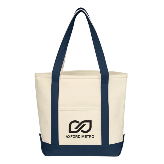 Small Heavy Cotton Canvas Boat Tote