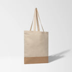 Veda 5 oz. Recycled Cotton & Jute Tote Bag