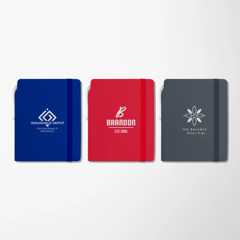 3.5"x 4.5" Darcy Recycled PU Leather Notebook & Gel Pen