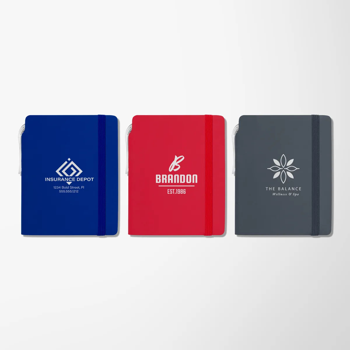 3.5"x 4.5" Darcy Recycled PU Leather Notebook & Gel Pen