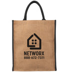 Sutton Jute Tote Bag