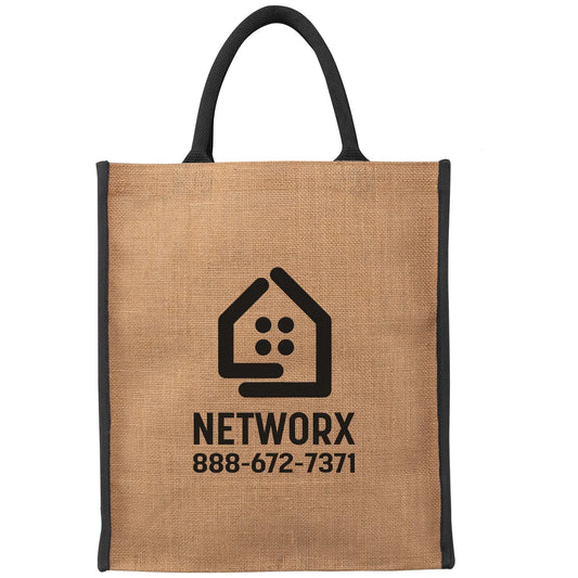 Sutton Jute Tote Bag