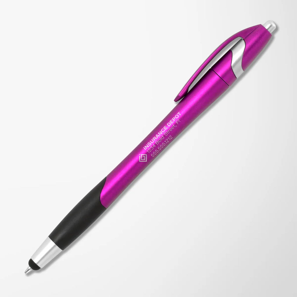 Metallic Cirrus Stylus Pen with Grip