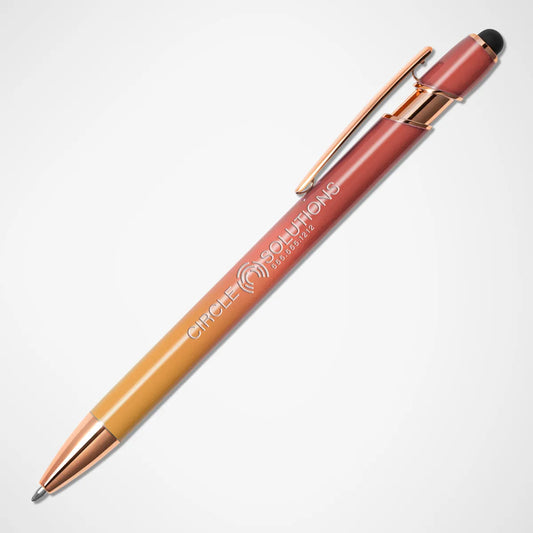 Ombré Alpha Pen with Rose Gold Trim