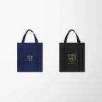 Lila Shopping Tote with Metallic Imprint