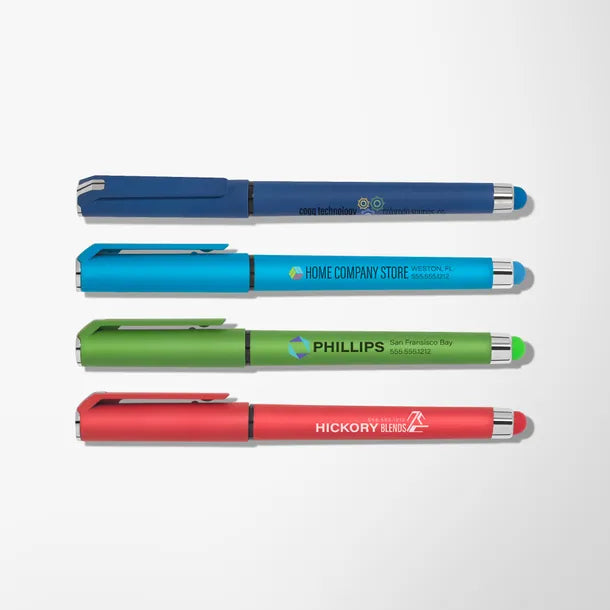 Full Color Bright Soft Touch Hughes Gel Pen