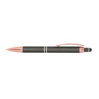 Mineral Soft Touch Diamond Stylus Pen with Rose Gold Trim