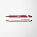 Engraved Alpha Stylus Pen with Rose Gold Trim