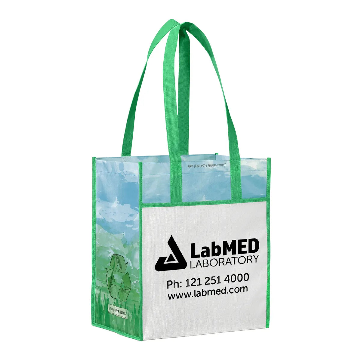 Vita Laminated Recycled Shopper Tote