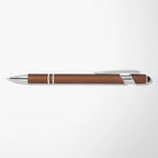 Engraved Mineral Alpha Soft Touch Stylus Pen