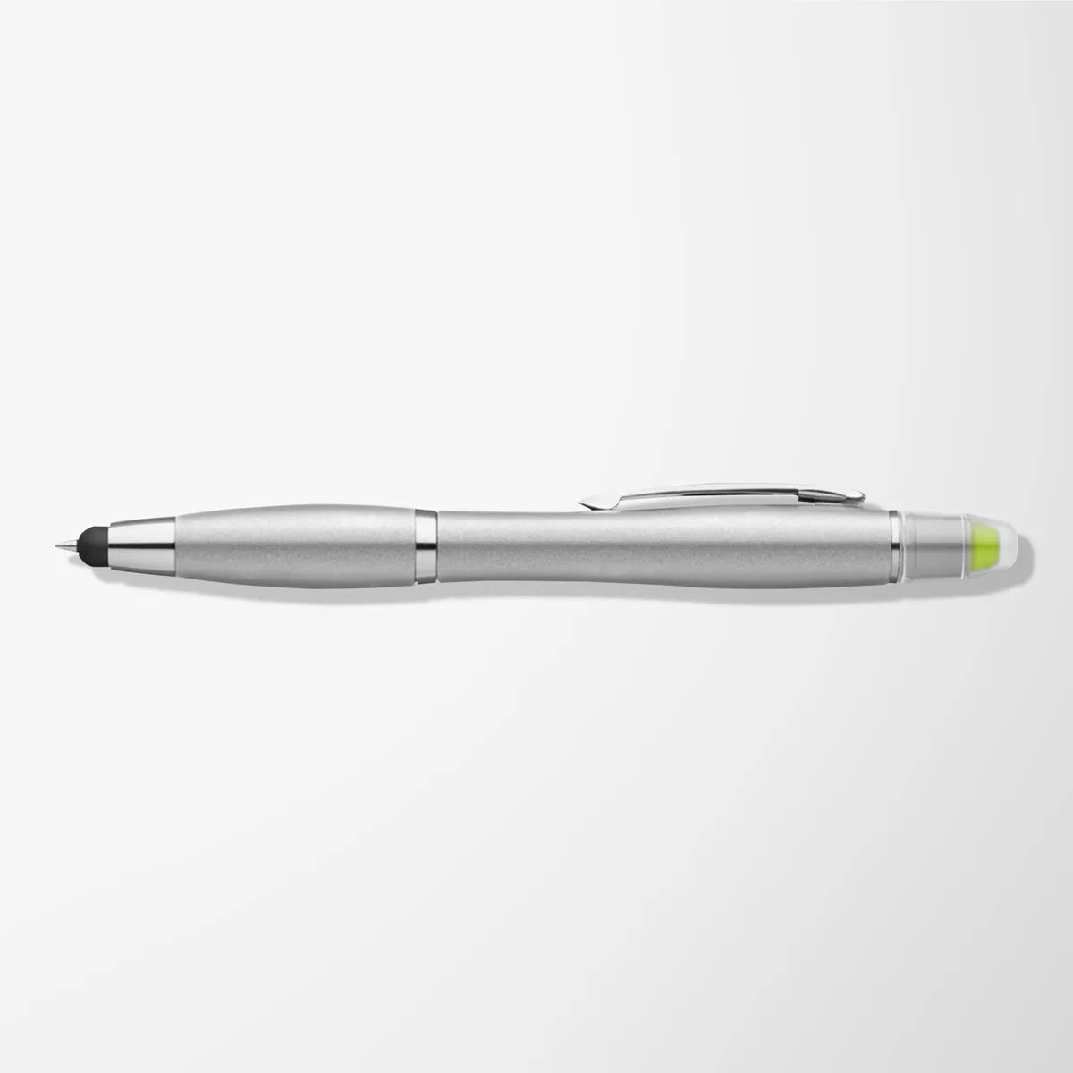 Curvaceous Metallic Stylus Pen/Highlighter