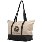 Beachside Cotton Canvas Boat Tote
