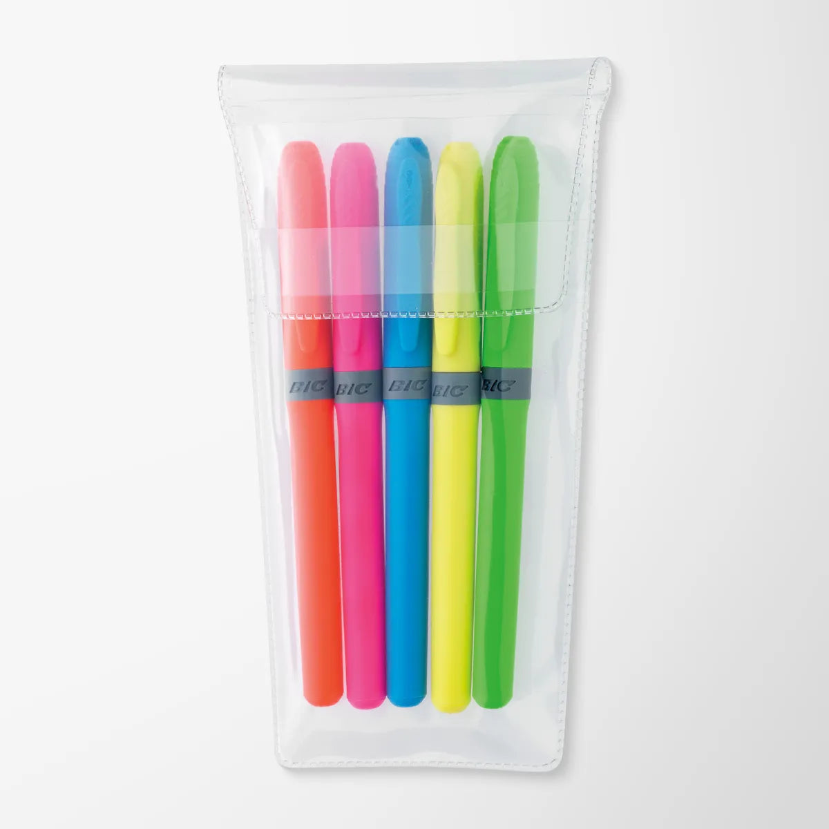 BIC® Brite Liner Grip™ Highlighter 5-Pack