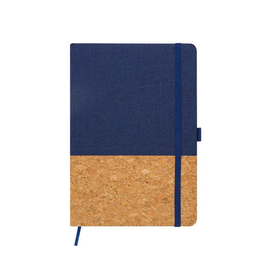 6'" x 8" Coastal Cork & Linen Beau Notebook