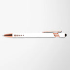 Engraved Alpha Stylus Pen with Geometric Design