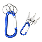 8mm Carabiner with Triple Split Ring