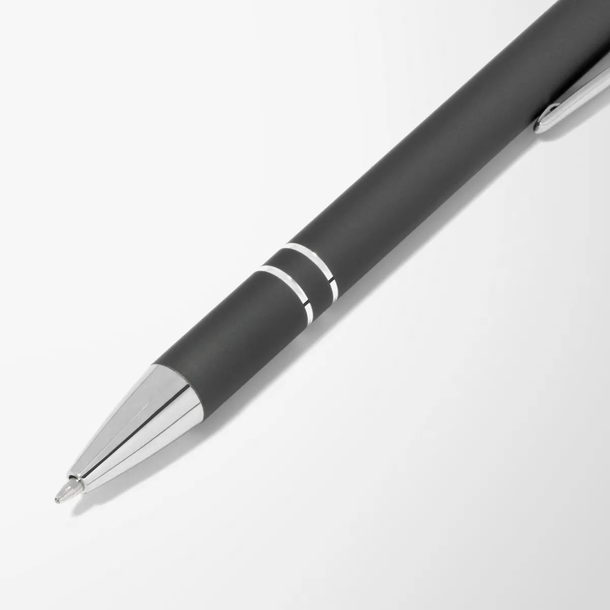 Engraved Mineral Alpha Soft Touch Stylus Pen