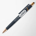 Soft Touch Darren Stylus Pen with Rose Gold Trim