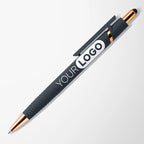 Soft Touch Darren Stylus Pen with Rose Gold Trim