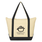 Folksy 12 oz. Cotton Canvas Tote Bag