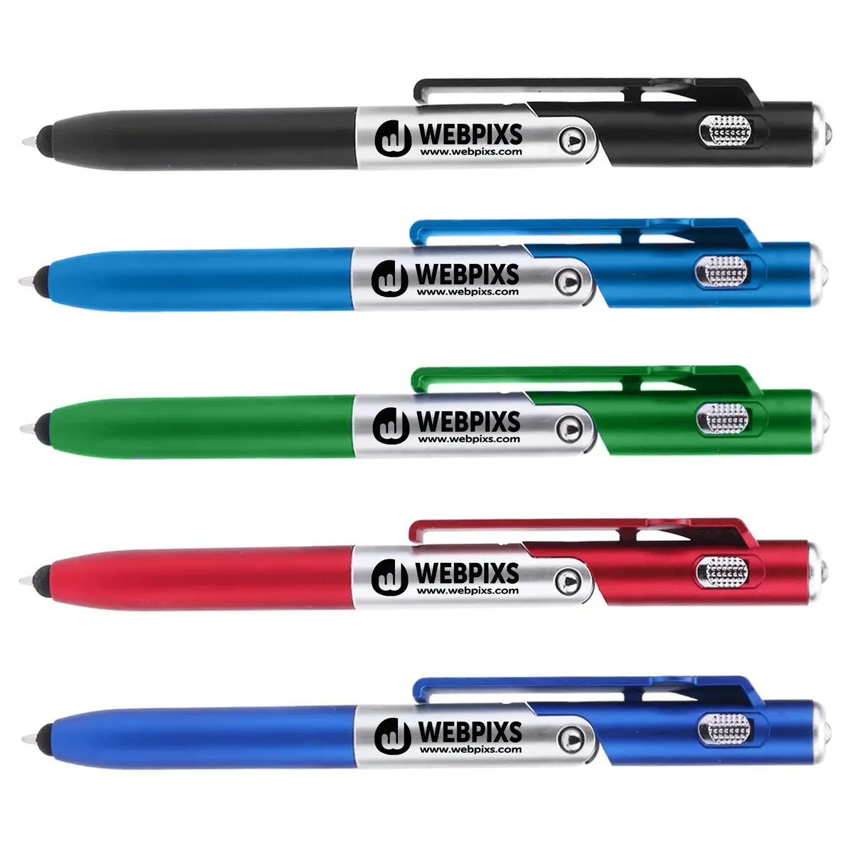 4 in 1 Phone Stand Pen Stylus Led Light