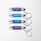 Soft Touch 3 LED Flashlight Keychain