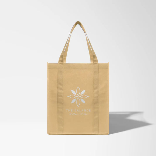 Large Water-Resistant Lila Shopping Tote