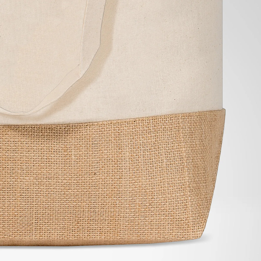 Fusion 5 oz. Recycled Cotton & Jute Tote Bag