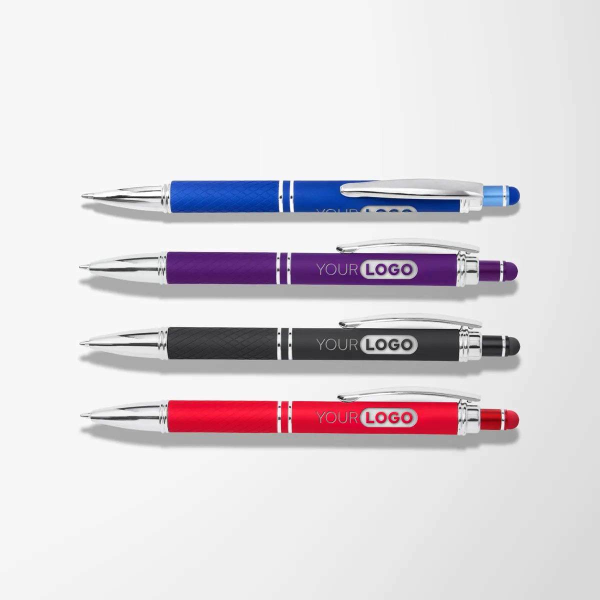 Engraved Soft Touch Diamond Stylus Pen
