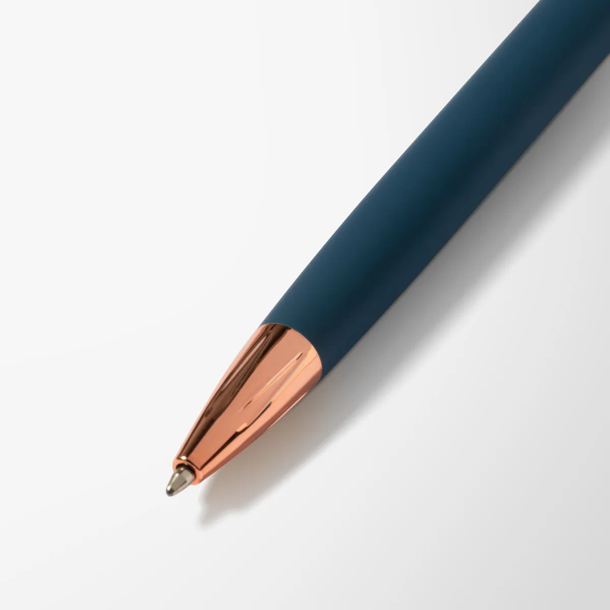 Engraved Soft Touch Joni Pen with Rose Gold Trim