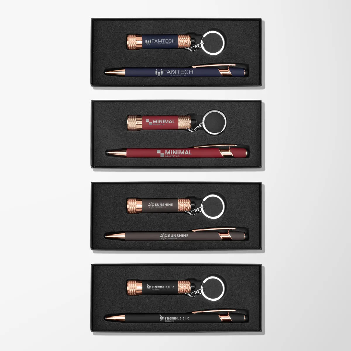 Mia Gift Set with Rose Gold Trim & Thank You Box