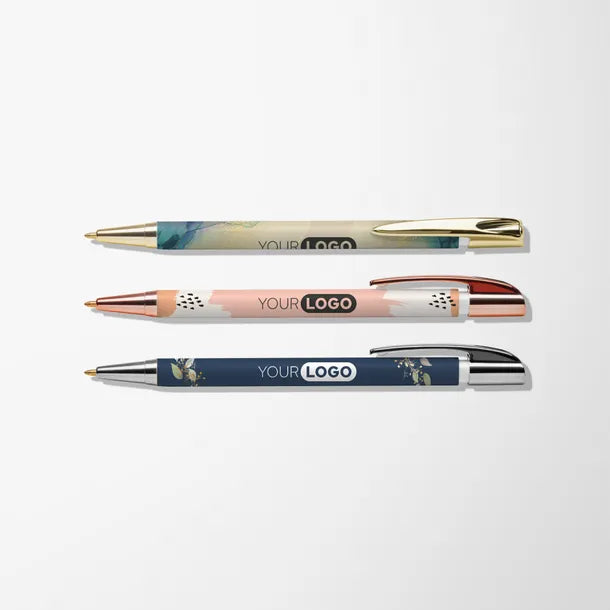 Design Wrap Colorama Pen with Metallic Trim