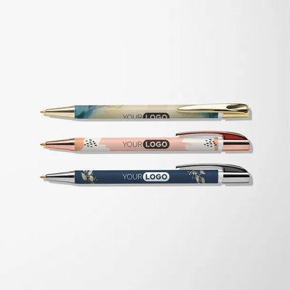 Design Wrap Colorama Pen with Metallic Trim