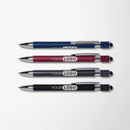 Engraved Soft Touch Compass Fidget Stylus Pen