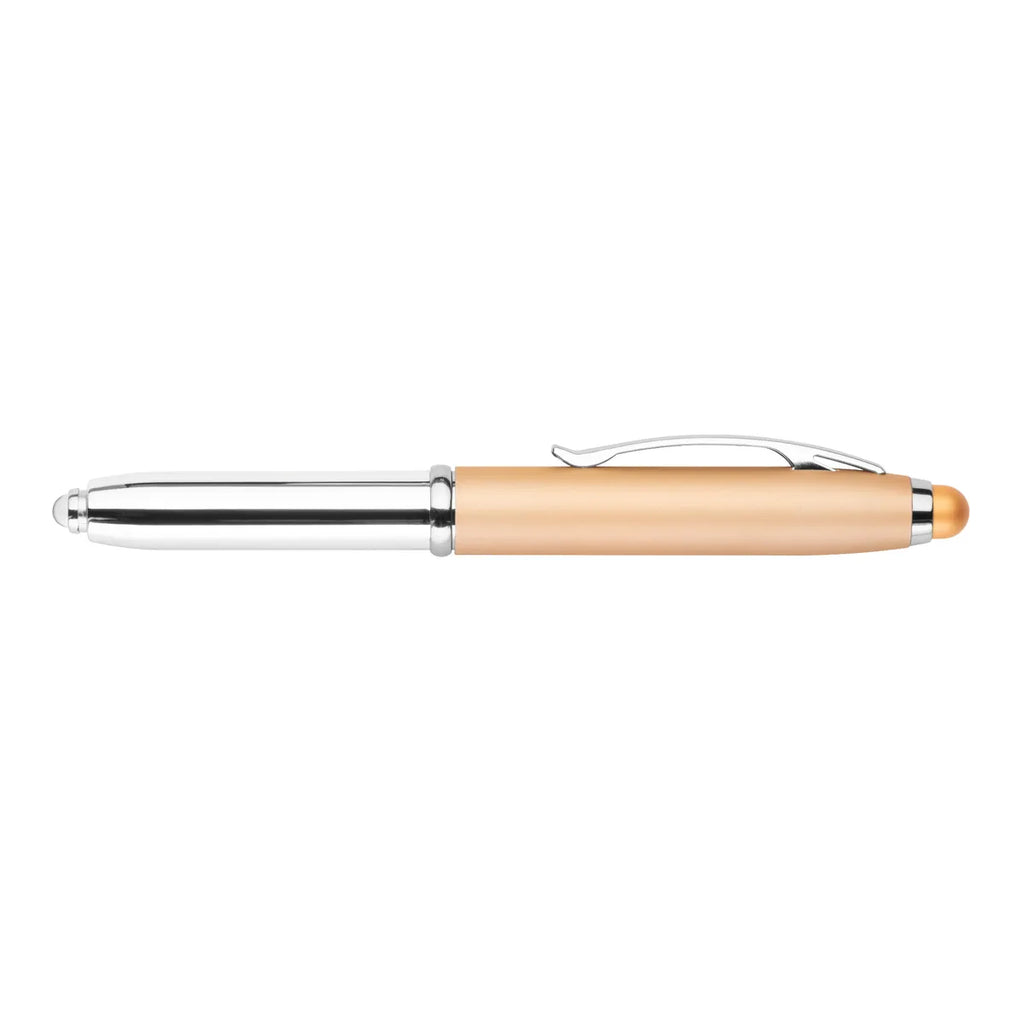 Engraved Mineral Light-Up Ace Stylus Pen