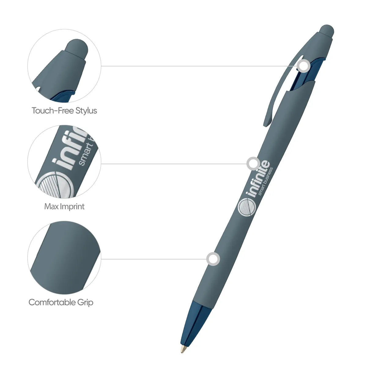 Mineral Monochrome Vortex Stylus Pen