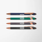 Engraved Alpha Stylus Pen with Rose Gold Trim
