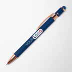 Full Color Etta Fidget Stylus Pen with Rose Gold Trim